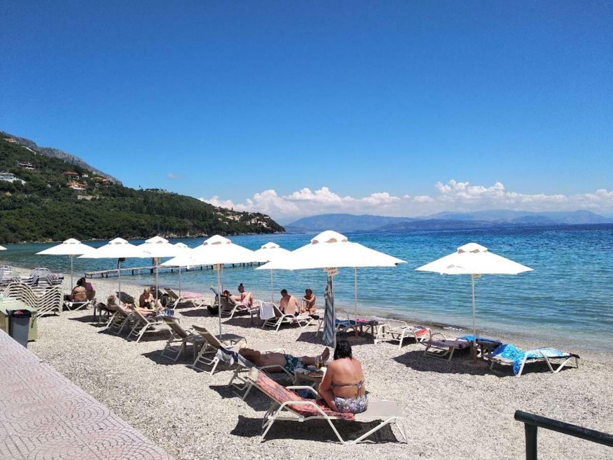 Seaview Stone Apartment In Ipsos Beach 외부 사진